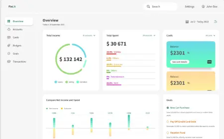 FinTech Dashboard Project